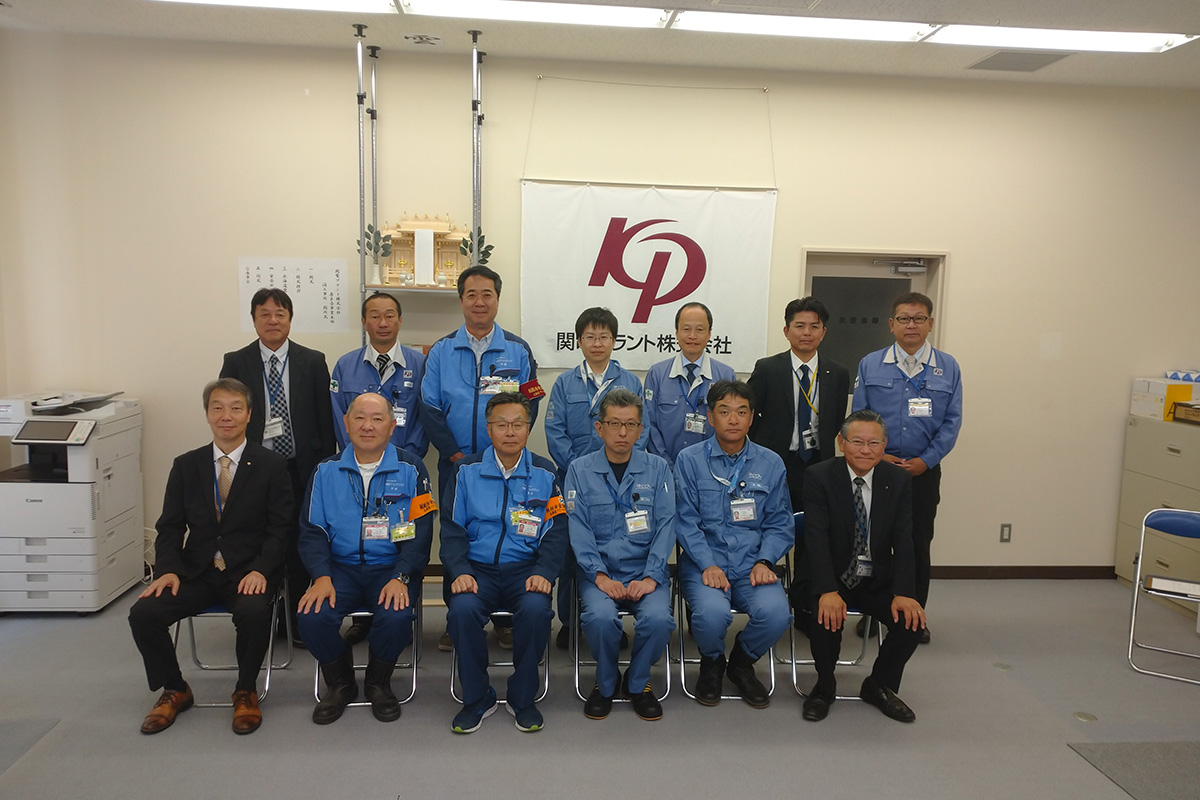 泊工事所の開所式