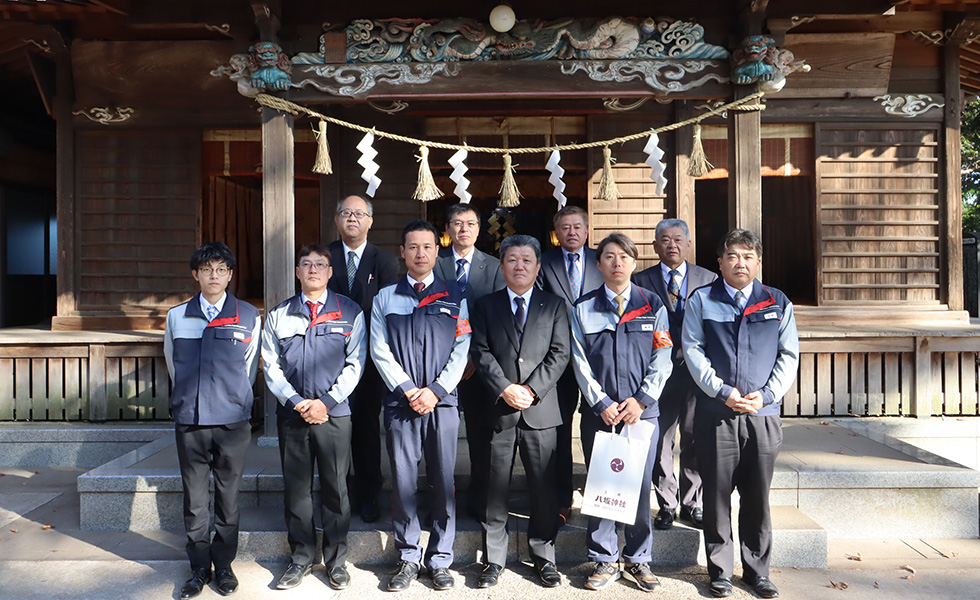 つくば建設工事所の開所式