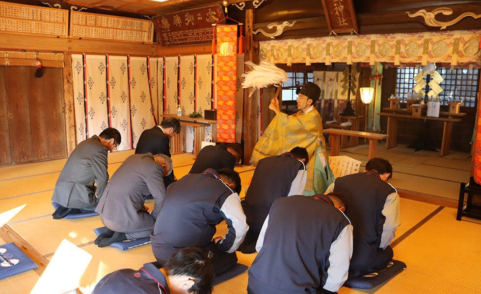 つくば建設工事所の開所式