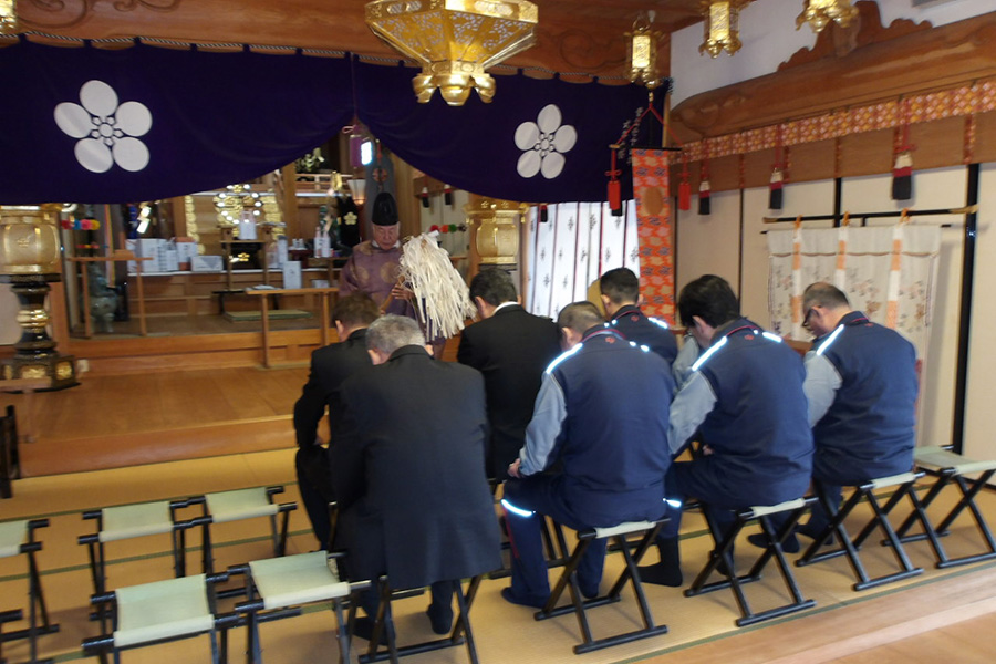 姫路工事センターの開所式