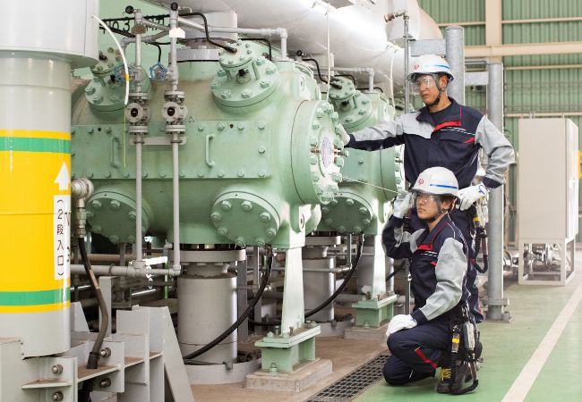 ガス供給設備点検