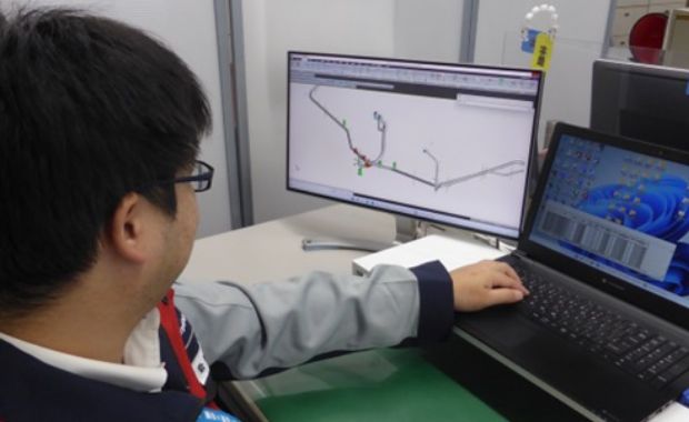 配管をPC上に再現