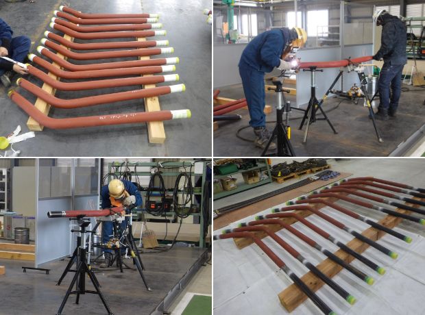 ボイラ蒸発管製作